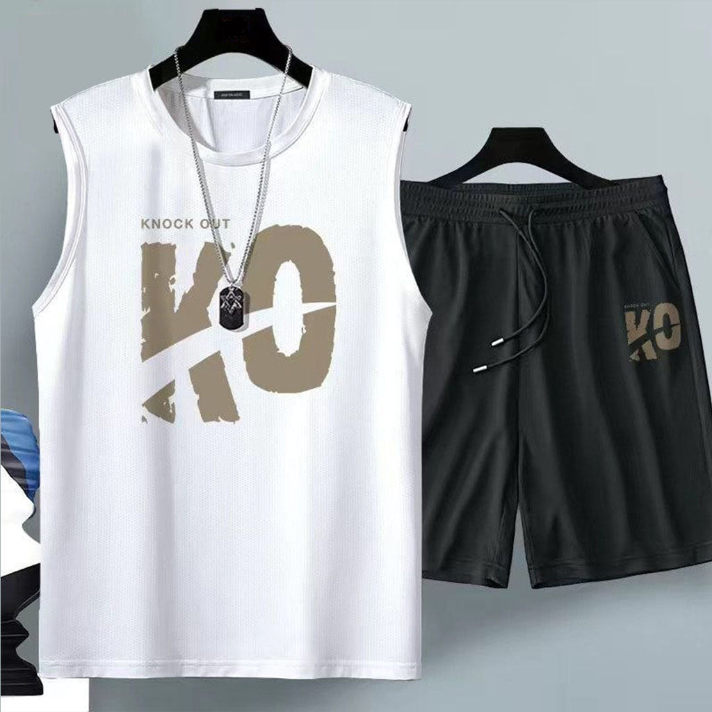 Ensemble KO noir – débardeur et short