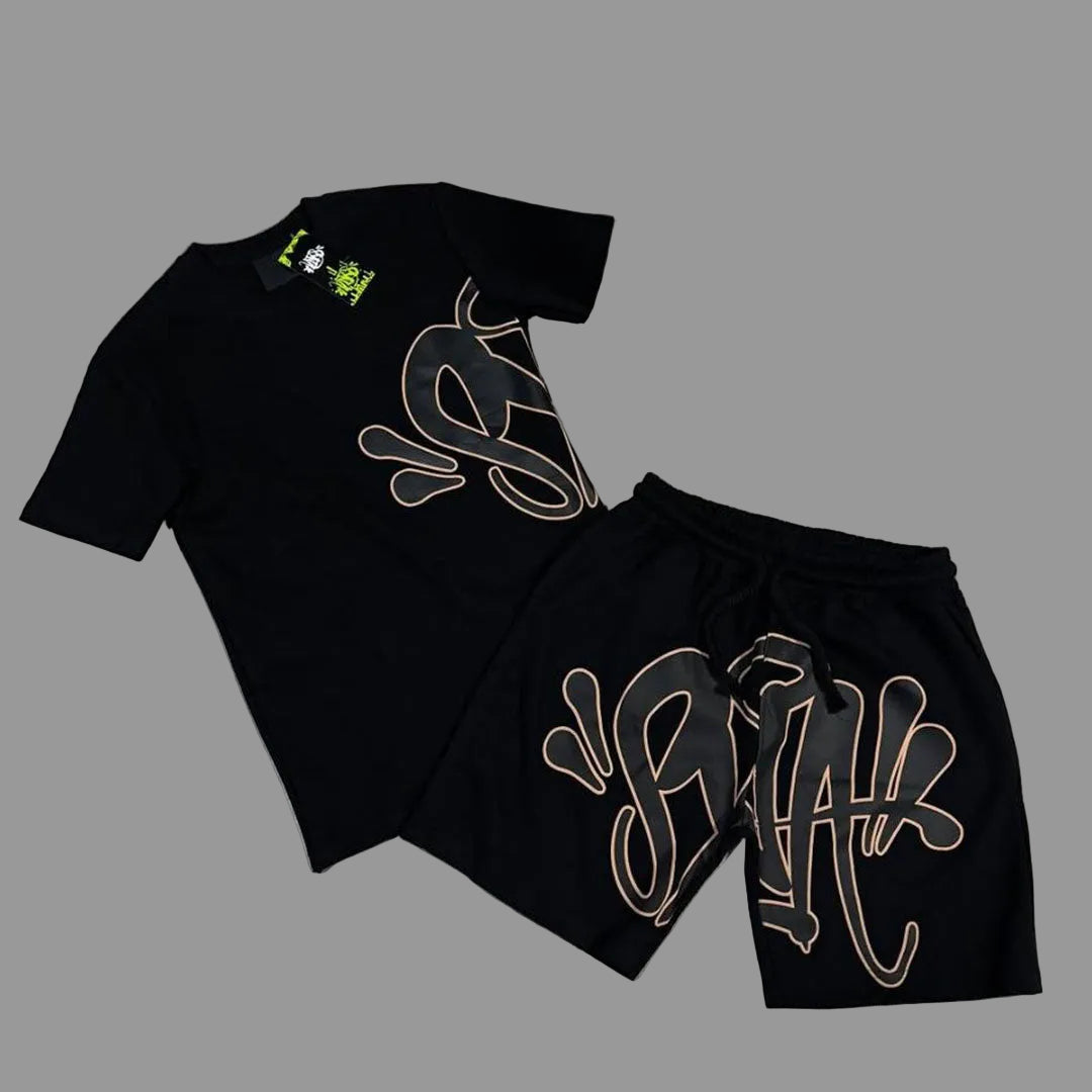 Tenue Imprimée Graffiti (T-shirt + Short)