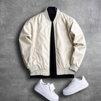 Veste sport chic beige sans logo