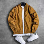 Veste sport chic marron sans logo
