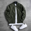 Veste sport chic verte sans logo