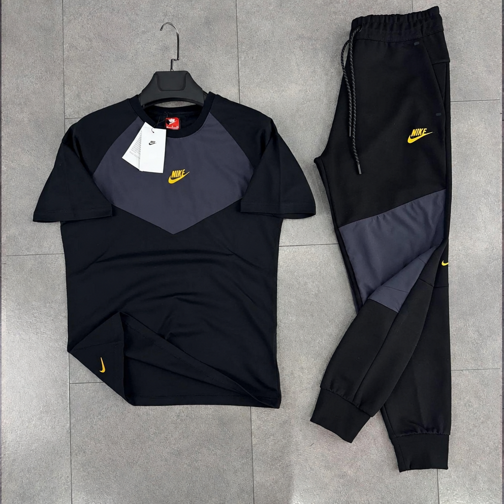 Tenue sport chic noire, sans logo Strada en bas de l'image