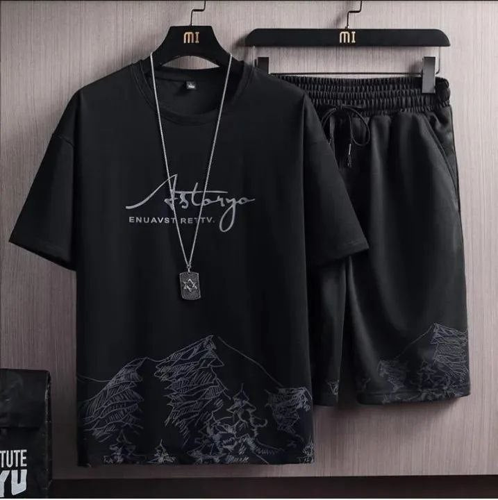 Tenue Sport Homme - T-shirt & Short (Coton)