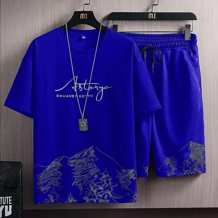 Tenue Sport Homme - T-shirt & Short (Coton)