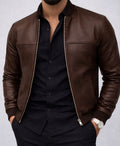 Veste Cuir Homme