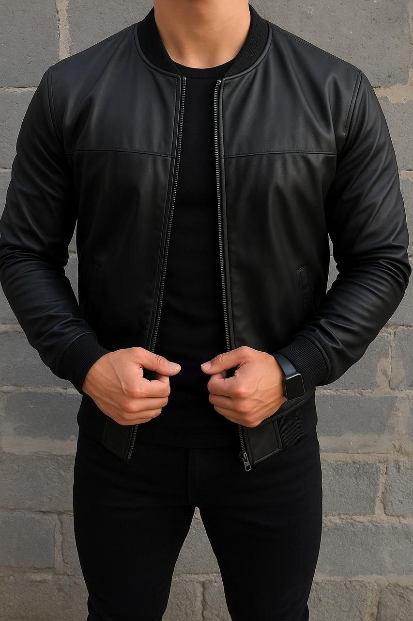 Veste Cuir Homme