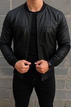 Veste Cuir Homme