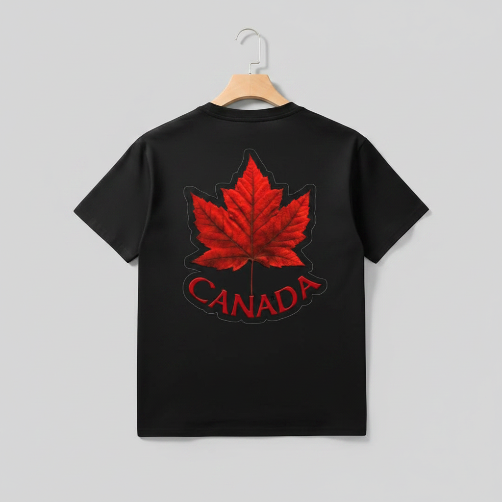 Pull Sport Canada - Noir fond gris clair