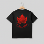 Pull Sport Canada - Noir fond gris clair