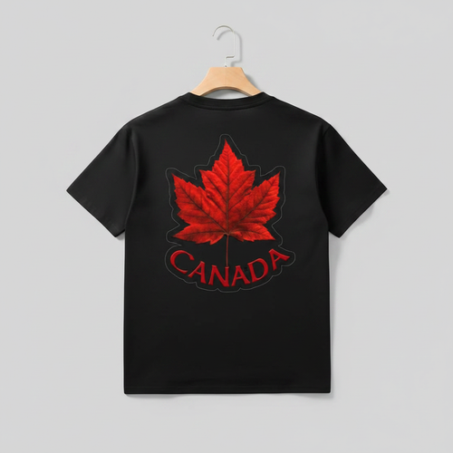 Pull Sport Canada - Noir fond gris clair