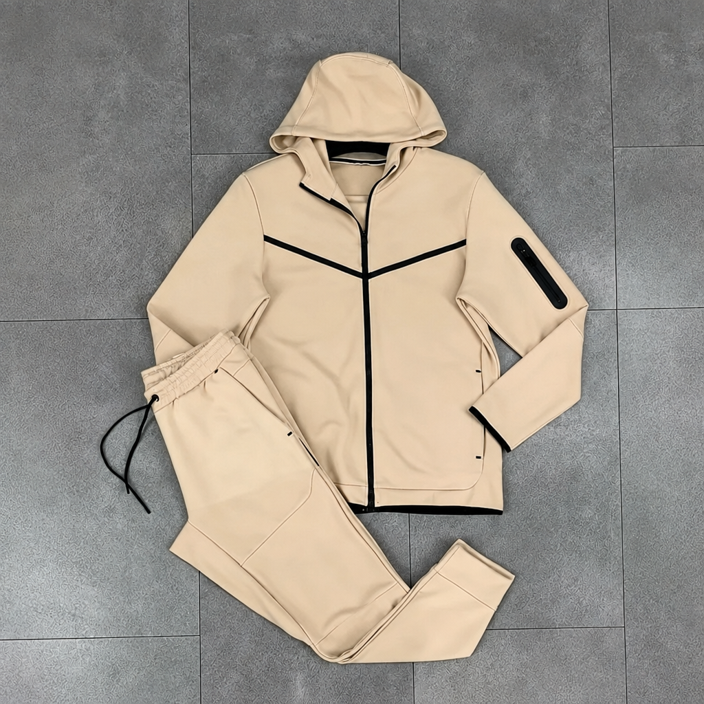 Survêtement beige sans logos Nike
