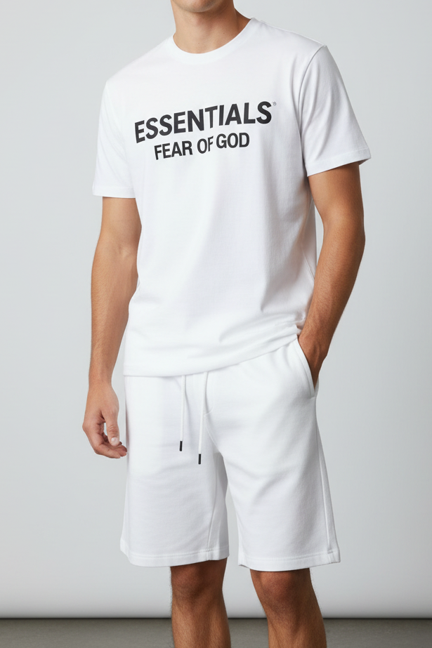 Tenue sport homme blanc